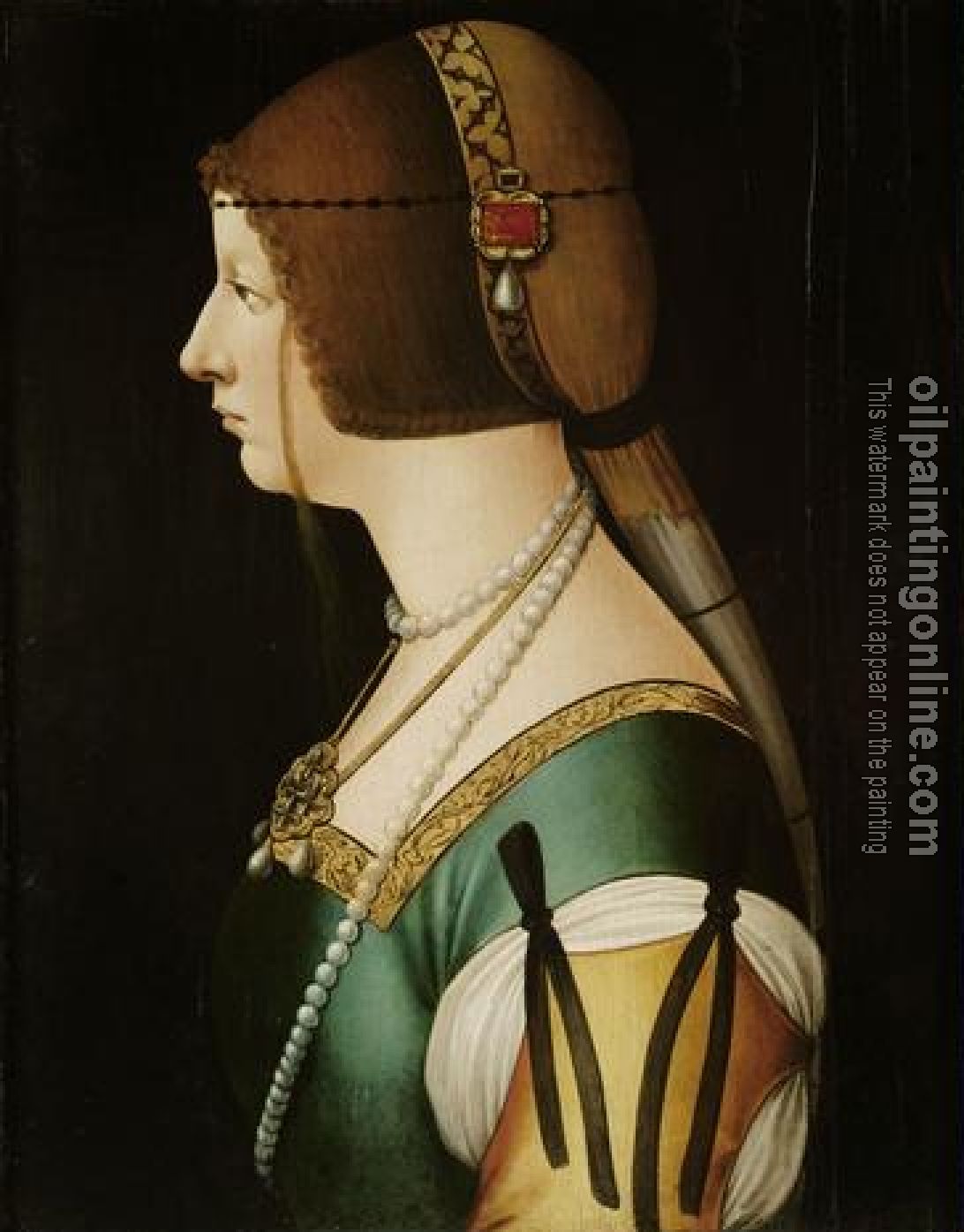 Giovanni Ambrogio de Predis - Empress Bianca Maria